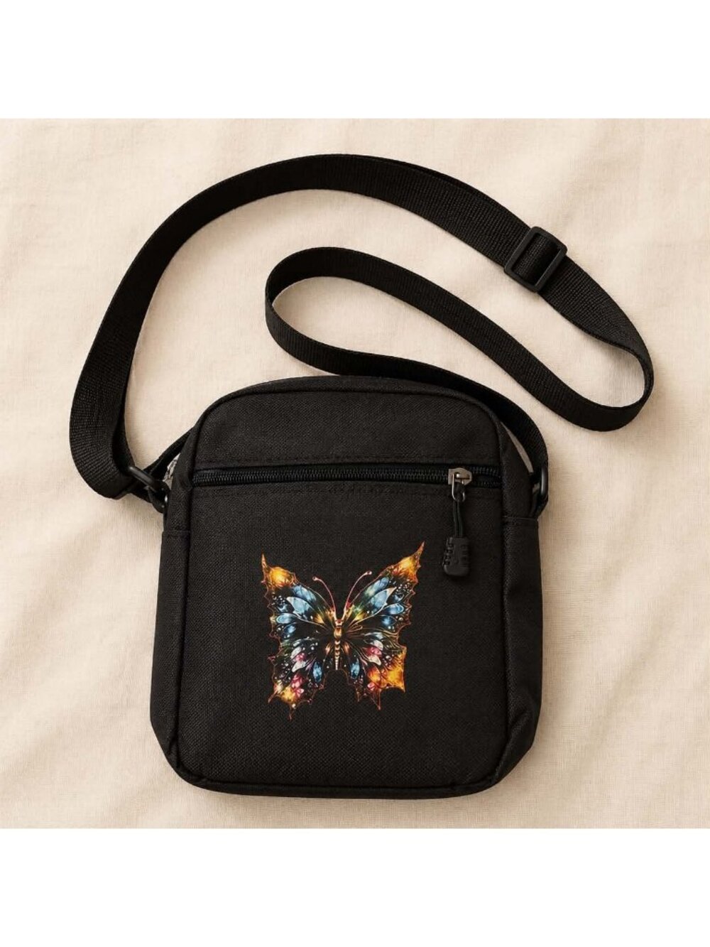 Colorful Butterfly Crossbody Phone Bag